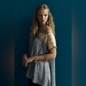 NWT Anthropologie Floreat Branched Copper blouse size XS